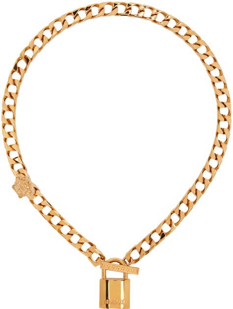 versace lock necklace|where to buy versace jewelry.